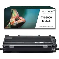 Evoke Tonercartridge printer Brother TN2000 zwart , 2500 pagina's , TN-2000 , compatibel met HL-2030 HL-2032 HL-2035 HL-2040 HL-2070N HL-2070N DCP7010