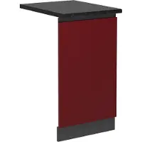 Vicco R-Line Vaatwasserfrontpaneel – 45 cm, WB Antraciet Rood