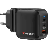 Verbatim Mini GaN netlader 70W 3 aansluitingen US/EU/UK ADP