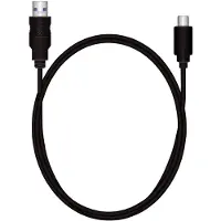 MediaRange MRCS160 USB 3.0 Type-C kabel met aansluitkabel - 1,2 meter, zwart