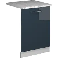 Vicco Fame-Line Vaatwasserfrontpaneel – 60 cm, WB Marmer Donkerblauw hoogglans