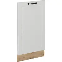 Vicco R-Line Vaatwasserfrontpaneel – 45 cm zonder werkblad Wit Landhuis