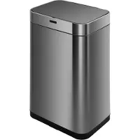 Kitchen Move 60L Grijze Metalen Rvs Keukenafvalbak