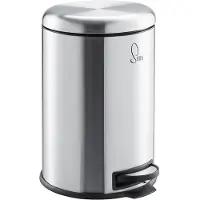 SVITA T20 afvalemmer 20 liter pedaalemmer Afvalemmer Keuken Zilver