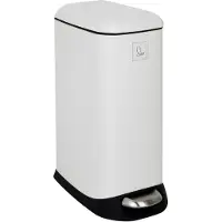 SVITA TS12 Afvalemmer 12l - Pedaalemmer Afvalemmer 12l incl. binnenemmer Pedaal Wit