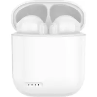 Akashi Bluetooth Headset 5.0 12H opladen Case Bedieningsknop, Wit