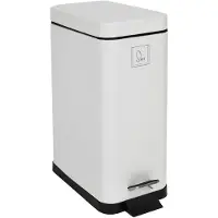 SVITA STM10 pedaalemmer 10l - incl. binnenemmer Softclose deksel wit
