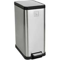 SVITA STM15 pedaalemmer - 15 liter incl. binnenemmer Softclose deksel zilver