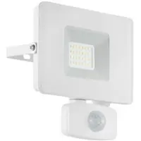 Eglo 33157 Faedo 3 Wandlamp Sensor Aluminium Wit/ Glas Helder - 21W/2300LM/5000K