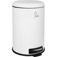 SVITA T20 afvalemmer 20 liter pedaalemmer Afvalemmer Keuken Wit