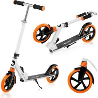 Lionelo Luca Step - Opvouwbare Scooter tot 100 kg - ABEC-7 Lagers - 200 mm Wielen - ShockResist Demping - 3 Hoogte-instellingen - Antislip Platform - Tieners & Volwassenen