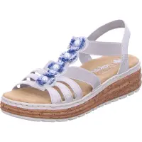Rieker Sandaal blauw / zilver