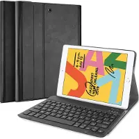 Cazy iPad 2021/2020 Hoes met Toetsenbord - 10.2 inch - AZERTY Slimline - Zwart