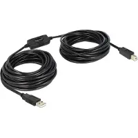 DeLOCK actieve USB naar USB-B kabel - USB2.0 - tot 0,5A - 11 meter