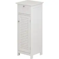 Vicco Halfhoge kast Riad Wit 32 x 87 cm met deur en lade, Model 40414