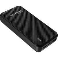 RealPower PB-20000 SE Powerbank 20000 mAh LiPo Zwart Statusweergave