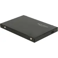 DeLOCK externe 2,5'' behuizing voor M.2 NVMe PCIe SSD (max. 80mm) - USB3.1 (USB-C) / zwart