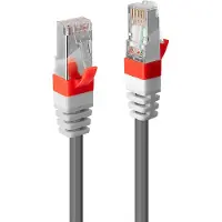 Lindy 45350 RJ45 Netwerkkabel, patchkabel CAT 6A SF/UTP 0.30 m Grijs 1 stuk(s)