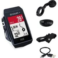 Sigma ROX 11.1 Evo HR GPS computer Set Wit / Zwart