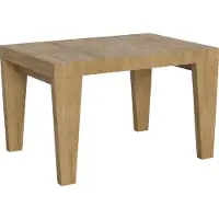 Itamoby Uittrekbare tafel 120/380x90 cm, model Spimbo, eikenhout, naturel