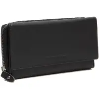 The Chesterfield Brand Leren Portemonnee Shanghai Wallet Black Zwart
