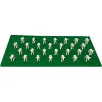 LEGO minifiguur, wit schaap - 1569pb01, NIEUW! Aantal: 3 stuks