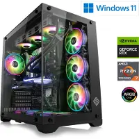 CSL-Computer Gaming-pc, AMD Ryzen 7 7800X3D, 4200 MHz, GeForce RTX 5070, 32 GB DDR5 RAM, 2000 GB M.2 SSD, Windows 11 Home, USB 3.2 | M11810H