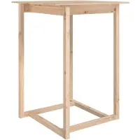 Syfax Bartafel 80x80x110 cm massief grenenhout