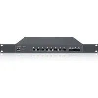EnGenius ECS2512 8-poorts SFP (8 Havens), Netwerkschakelaar, Zwart