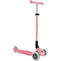 Globber 3-Wiel Step - Primo Foldable Plus Lights Pastel Pink - roze - lichtgevende wielen - vouwbaar - in hoogte verstelbaar - vanaf 3 tot 9 jaar