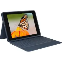 Logitech Rugged Combo 3 (CH, IPad 10.2 (2019/2020/2021)), Tablet toetsenbord, Blauw