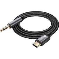 Swissten USB-C naar 3.5mm Jack Adapter Kabel voor Koptelefoon & Luidspreker