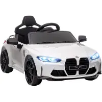 AIYAPLAY Elektrische kinderauto Kunststof, Metaal 108L x 69,5B x 51H cm Wit
