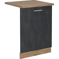 Vicco R-Line Vaatwasserfrontpaneel – 60 cm, WB Eik Zwart beton