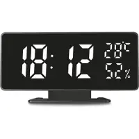 Greenblue GB395 - Digitale Wekker met alarm en thermometer / hygrometer - klok - Zwart