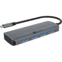 Icy Box 6 in 1 dockingstation 1x HDMI 4K60Hz 4x USB Type-A 5 Gb