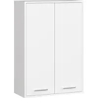 Akord Hangende Badkamerkast FIN H934 W64 met 2 Deuren / Furniture Factory / Wit / 64 x 94 x 30 cm