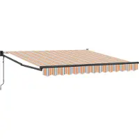 vidaXL Uitschuifbare luifel Meerkleurig 300 x 250 cm