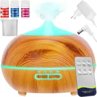 Ruhhy Aroma Diffuser - Luchtbevochtiger 400ml met LED Lamp en Oliën
