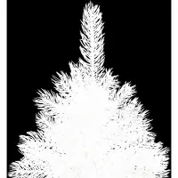 Prolenta Maison Exclusive - Kunstkerstboom, natuurgetrouwe naalden, wit, 240 cm