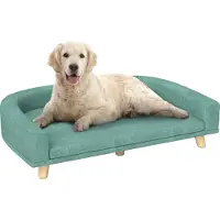 PawHut hondenmand - met antislipvoetjes - 98L x 67B x 25H cm - groen