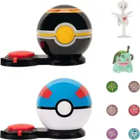 Jazwares Pokémon - Surprise Attack Game - Bulbasaur & Togetic