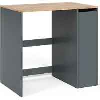 Vicco Wasmachinekast Viktor Antraciet/gouden eik 93.6 x 88.2 cm met compartimenten en deur, Model 55161
