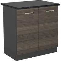 Vicco R-Line Wastafelkast – 80 cm, WB Antraciet Edel grijs
