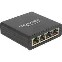 DeLOCK Adapter USB 5 Gbps to 4 x Gigabit LAN