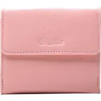 Esquire Leren Portemonnee Viktoria Little Wallet Apricot Roze