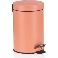kela Prullenbak Monaco Met Pedaal Peachy Pink 3 L