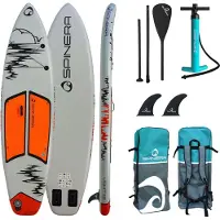 Spinera SUP LIGHT 11.2 ULT: Opblaasbaar surfboard, stand-up paddle set, SUP, 340 cm