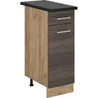 Vicco R-Line Keukenonderkast – 30 cm, WB Antraciet Edel grijs