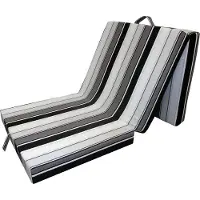 VitaliSpa Vouwmatras – 190 x 70 cm Zwart